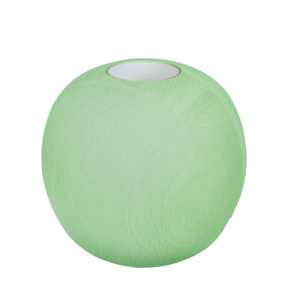 Lampe de chevet TOSEL BOULE,bois , H10xD11xP11  cm.