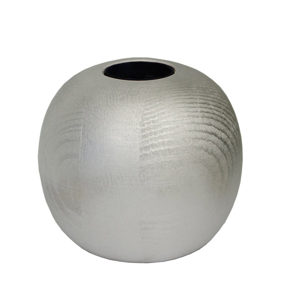 Lampe de chevet TOSEL BOULE,bois , H10xD11xP11  cm.