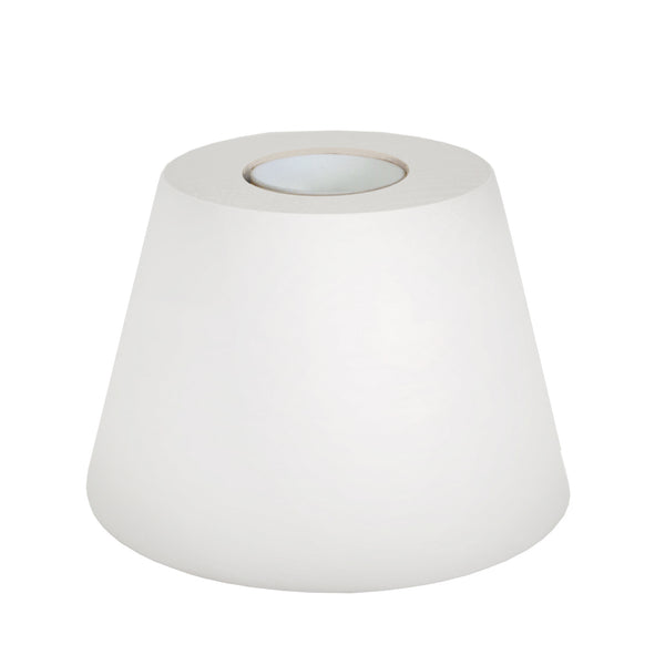 Lampe de chevet TOSEL CONE,bois , H7,5xD11xP11  cm.