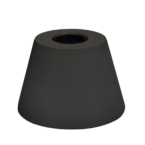 Lampe de chevet TOSEL CONE,bois , H7,5xD11xP11  cm.