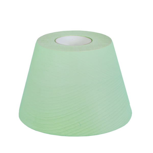 Lampe de chevet TOSEL CONE,bois , H7,5xD11xP11  cm.