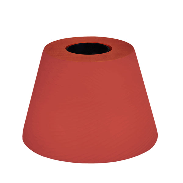 Lampe de chevet TOSEL CONE,bois , H7,5xD11xP11  cm.