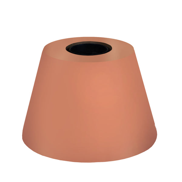 Lampe de chevet TOSEL CONE,bois , H7,5xD11xP11  cm.