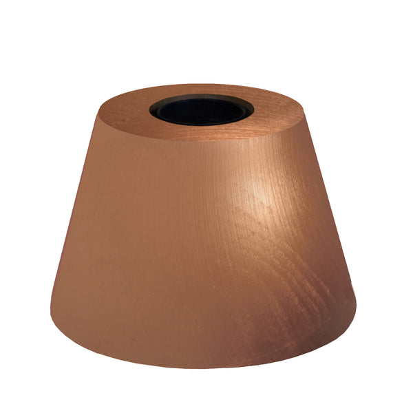 Lampe de chevet TOSEL CONE,bois , H7,5xD11xP11  cm.