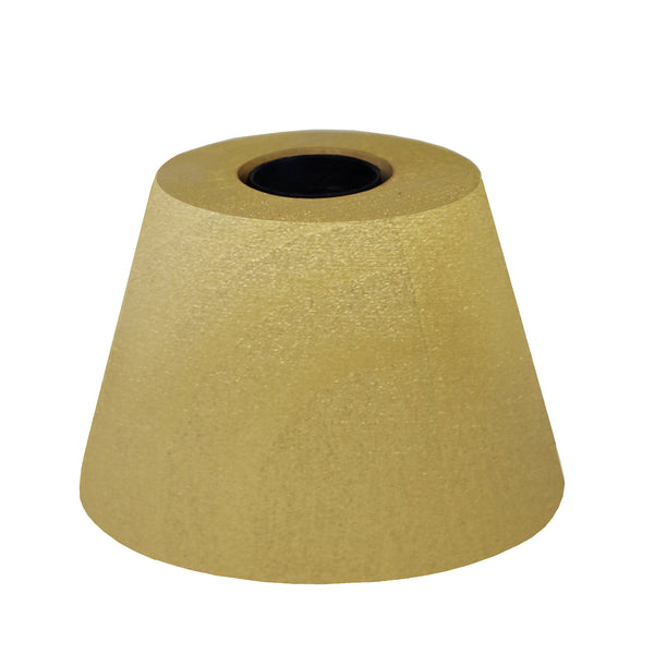 Lampe de chevet TOSEL CONE,bois , H7,5xD11xP11  cm.