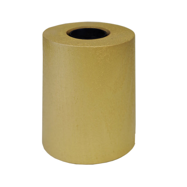 Lampe de chevet TOSEL CYLINDRE,bois , H10,5xD8xP8  cm.