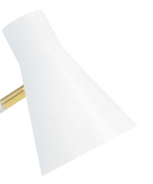 Lampe de bureau TOSEL FUNNEL,métal , H40xD20xP30  cm.