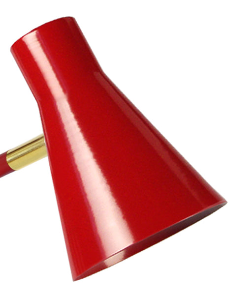 Lampe de bureau TOSEL FUNNEL,métal , H40xD20xP30  cm.