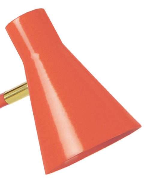 Lampe de bureau TOSEL FUNNEL,métal , H40xD20xP30  cm.