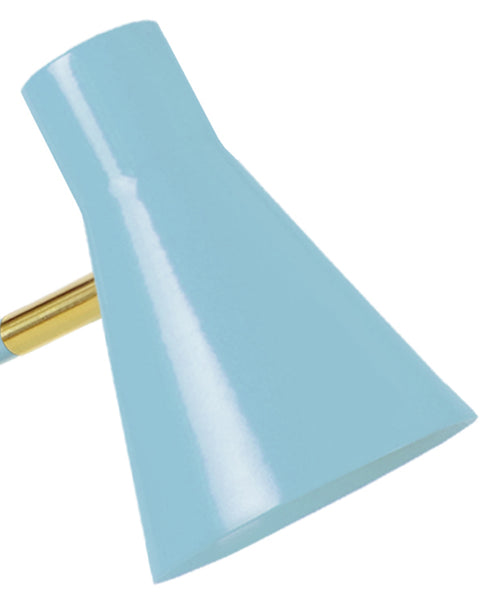 Lampe de bureau TOSEL FUNNEL,métal , H40xD20xP30  cm.