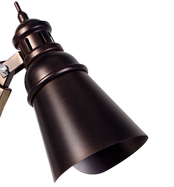 Lampe de bureau TOSEL IRON ,bois , H66xD46xP15  cm.