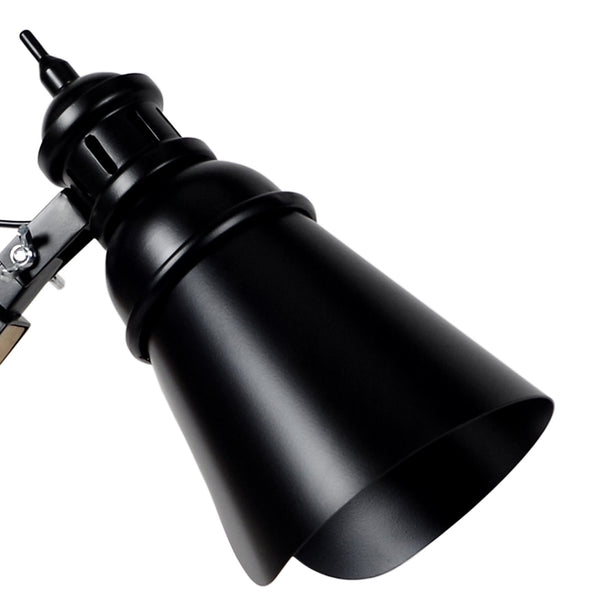 Lampe de bureau TOSEL IRON ,bois , H66xD46xP15  cm.
