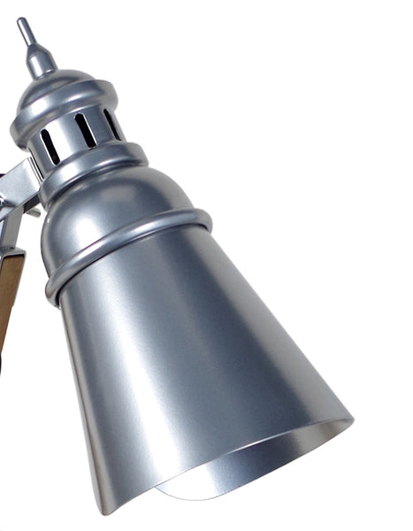 Lampe de bureau TOSEL IRON ,bois , H66xD46xP15  cm.