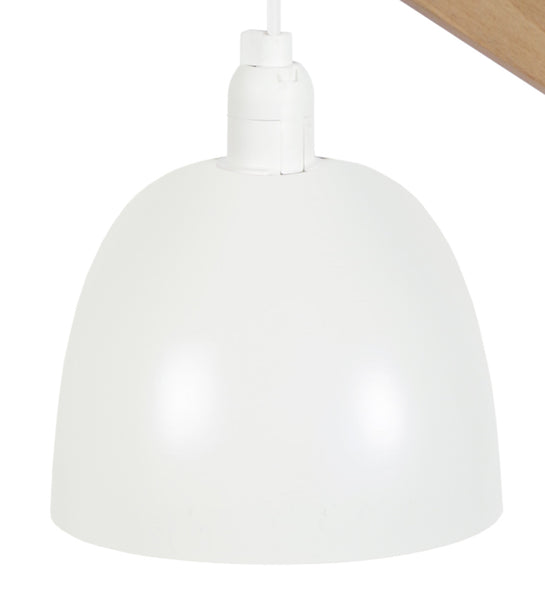Lampe de bureau TOSEL ENKEL,bois, H50xD14,5xP27  cm.