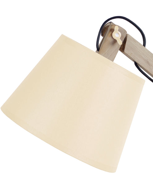 Lampe de bureau TOSEL JUKKA,bois , H68xD28xP28  cm.