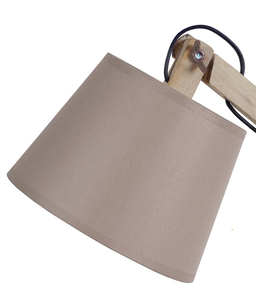 Lampe de bureau TOSEL JUKKA,bois , H68xD28xP28  cm.