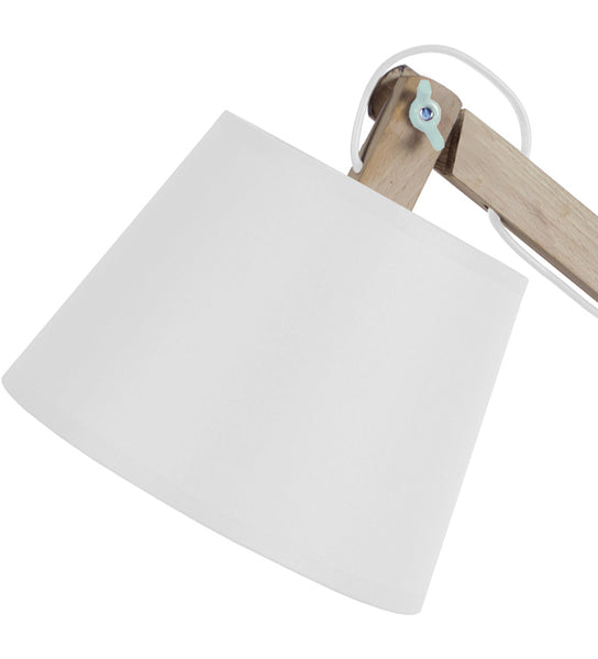 Lampe de bureau TOSEL JUKKA,bois , H68xD28xP28  cm.