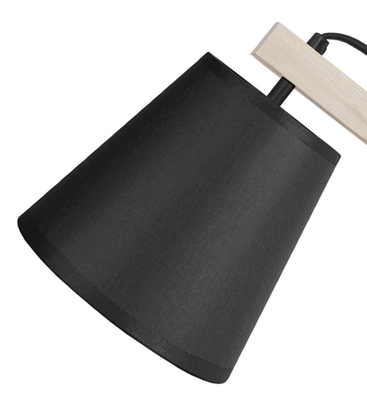 Lampe de bureau TOSEL LOFOTEN,bois , H70xD28xP28  cm.