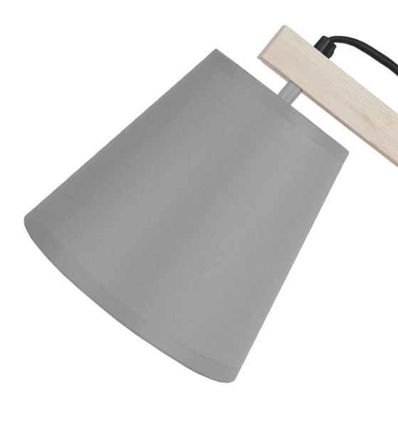 Lampe de bureau TOSEL LOFOTEN,bois , H70xD28xP28  cm.