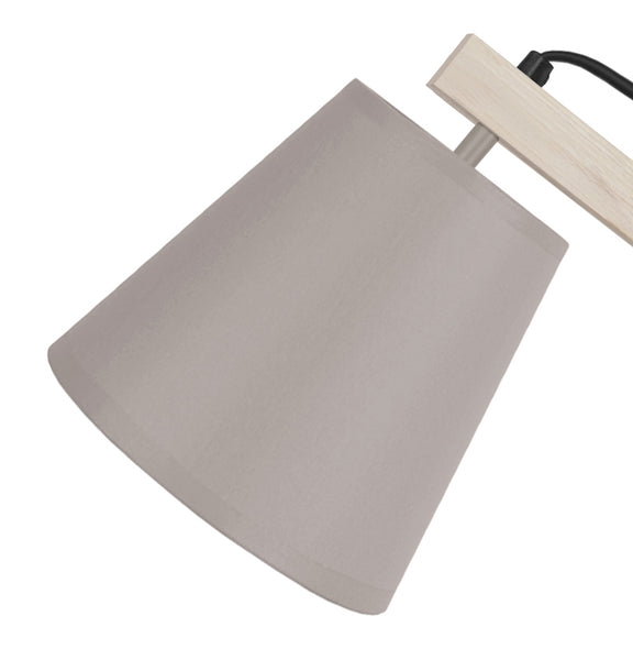 Lampe de bureau TOSEL LOFOTEN,bois , H70xD28xP28  cm.