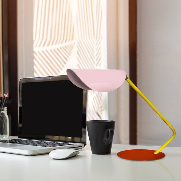 Lampe de bureau TOSEL ULLA,métal , H35xD22xP51  cm.