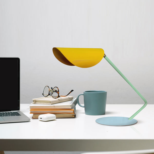 Lampe de bureau TOSEL ULLA,métal , H35xD22xP51  cm.