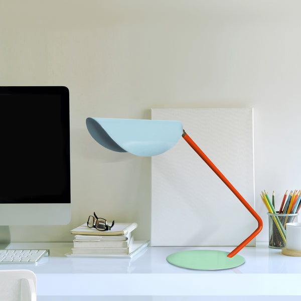 Lampe de bureau TOSEL ULLA,métal , H35xD22xP51  cm.