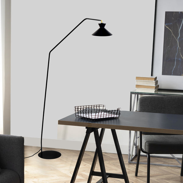 <tc>Candeeiro Pé Alto LEEDS  88cm - 1 Luz</tc>