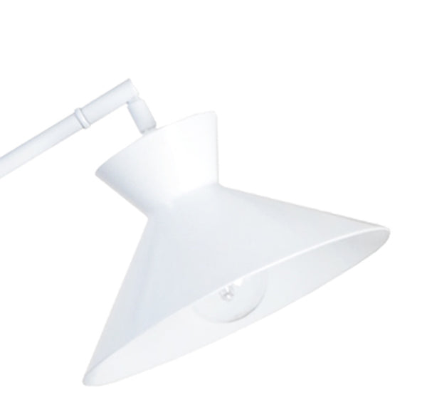 Lampadaire liseuse TOSEL LEEDS,métal, H175xD25xP90  cm.