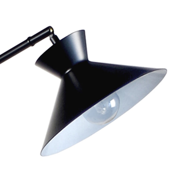 Lampadaire liseuse TOSEL LEEDS,métal, H175xD25xP90  cm.