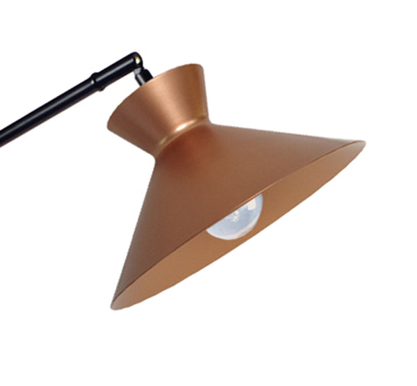 Lampadaire liseuse TOSEL LEEDS,métal, H175xD25xP90  cm.