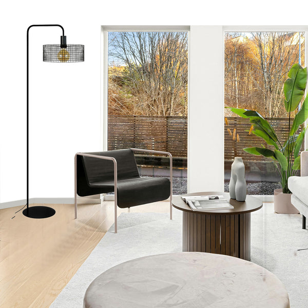 <tc>Candeeiro Pé Alto NOIRON  42cm - 1 Luz  </tc>