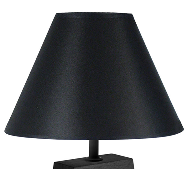Lampe de chevet TOSEL MIKELLI LT2,bois , H50xD22xP22  cm.