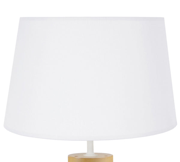 Lampe de chevet TOSEL MALMO LT2,bois , H54xD30xP30  cm.
