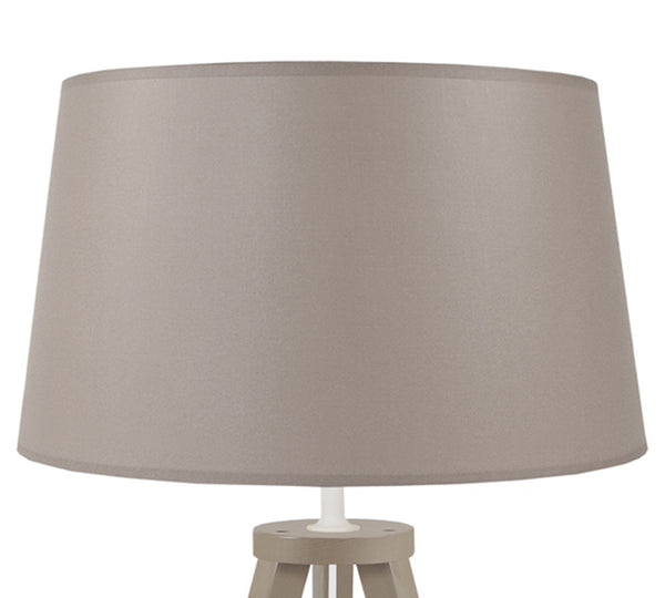 Lampe de chevet TOSEL MALMO LT2,bois , H54xD30xP30  cm.