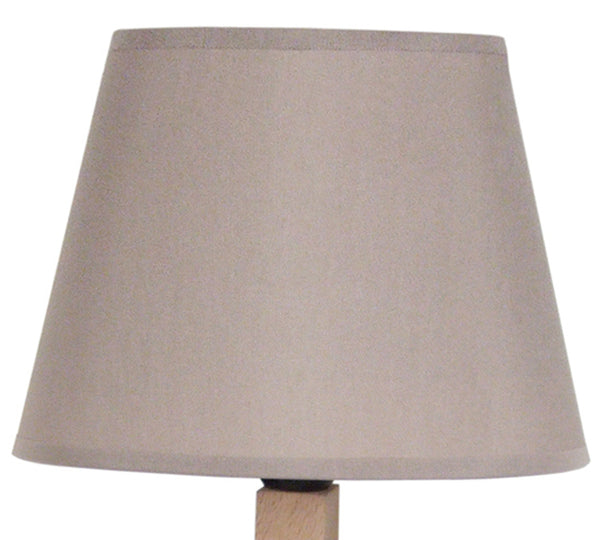 Lampe a poser TOSEL GERI LT2,bois, H44xD45xP16  cm.