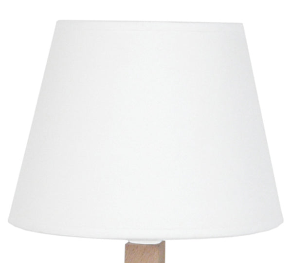 Lampe a poser TOSEL GERI LT2,bois, H44xD45xP16  cm.