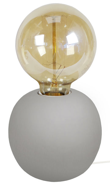 Lampe de chevet TOSEL BOIS BOULELT2,bois, H21xD11xP11  cm.