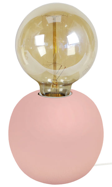 Lampe de chevet TOSEL BOIS BOULELT2,bois, H21xD11xP11  cm.