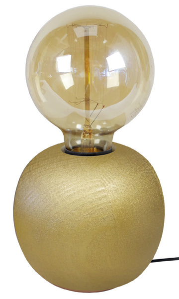 Lampe de chevet TOSEL BOIS BOULELT2,bois, H21xD11xP11  cm.