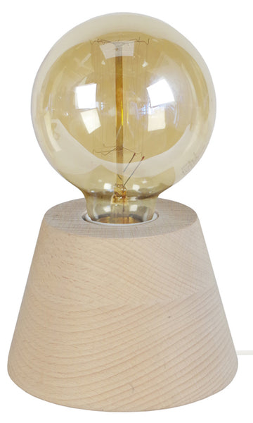 <tc>Candeeiro de Mesa BOIS CONE LT2- 9,5cm - 1 Luz </tc>