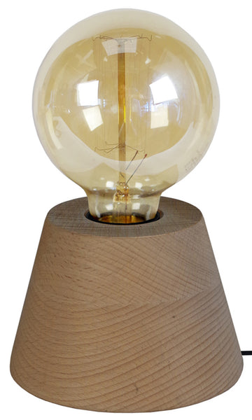 <tc>Candeeiro de Mesa BOIS CONE LT2- 9,5cm - 1 Luz </tc>