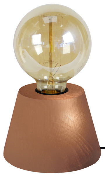 <tc>Candeeiro de Mesa BOIS CONE LT2- 9,5cm - 1 Luz </tc>