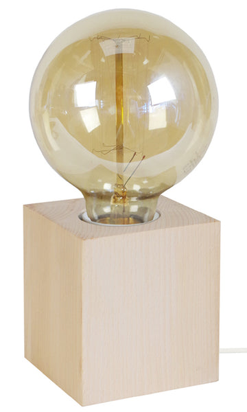 <tc>Candeeiro de Mesa BOIS CUBE LT2- 9,5cm - 1 Luz </tc>