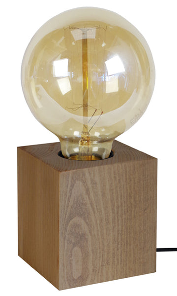 <tc>Candeeiro de Mesa BOIS CUBE LT2- 9,5cm - 1 Luz </tc>