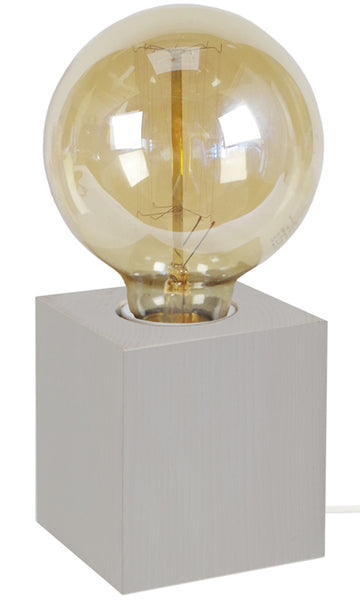 <tc>Candeeiro de Mesa BOIS CUBE LT2- 9,5cm - 1 Luz </tc>