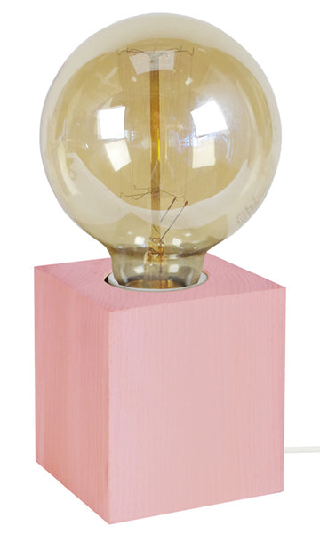 <tc>Candeeiro de Mesa BOIS CUBE LT2- 9,5cm - 1 Luz </tc>