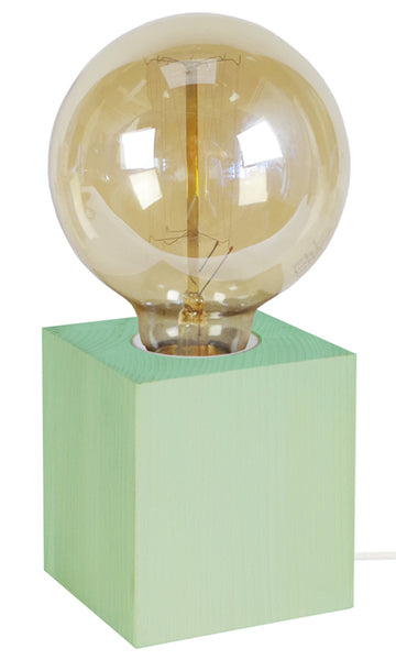 <tc>Candeeiro de Mesa BOIS CUBE LT2- 9,5cm - 1 Luz </tc>