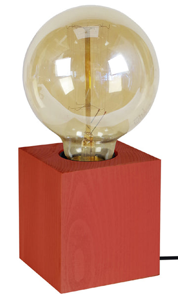 <tc>Candeeiro de Mesa BOIS CUBE LT2- 9,5cm - 1 Luz </tc>