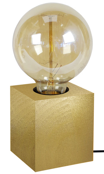 <tc>Candeeiro de Mesa BOIS CUBE LT2- 9,5cm - 1 Luz </tc>